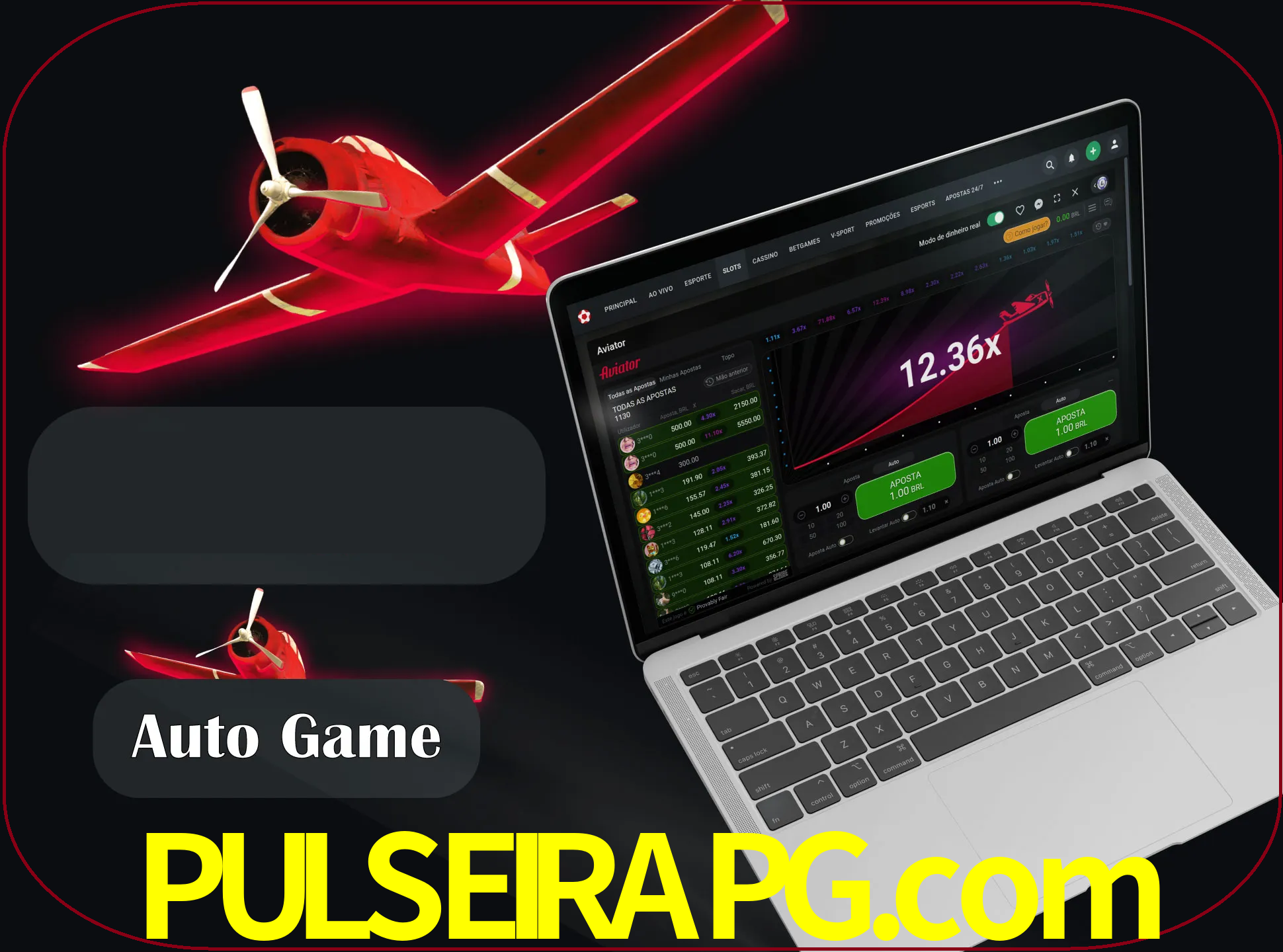No modo automático, os jogos apostam e sacam seu dinheiro automaticamente.