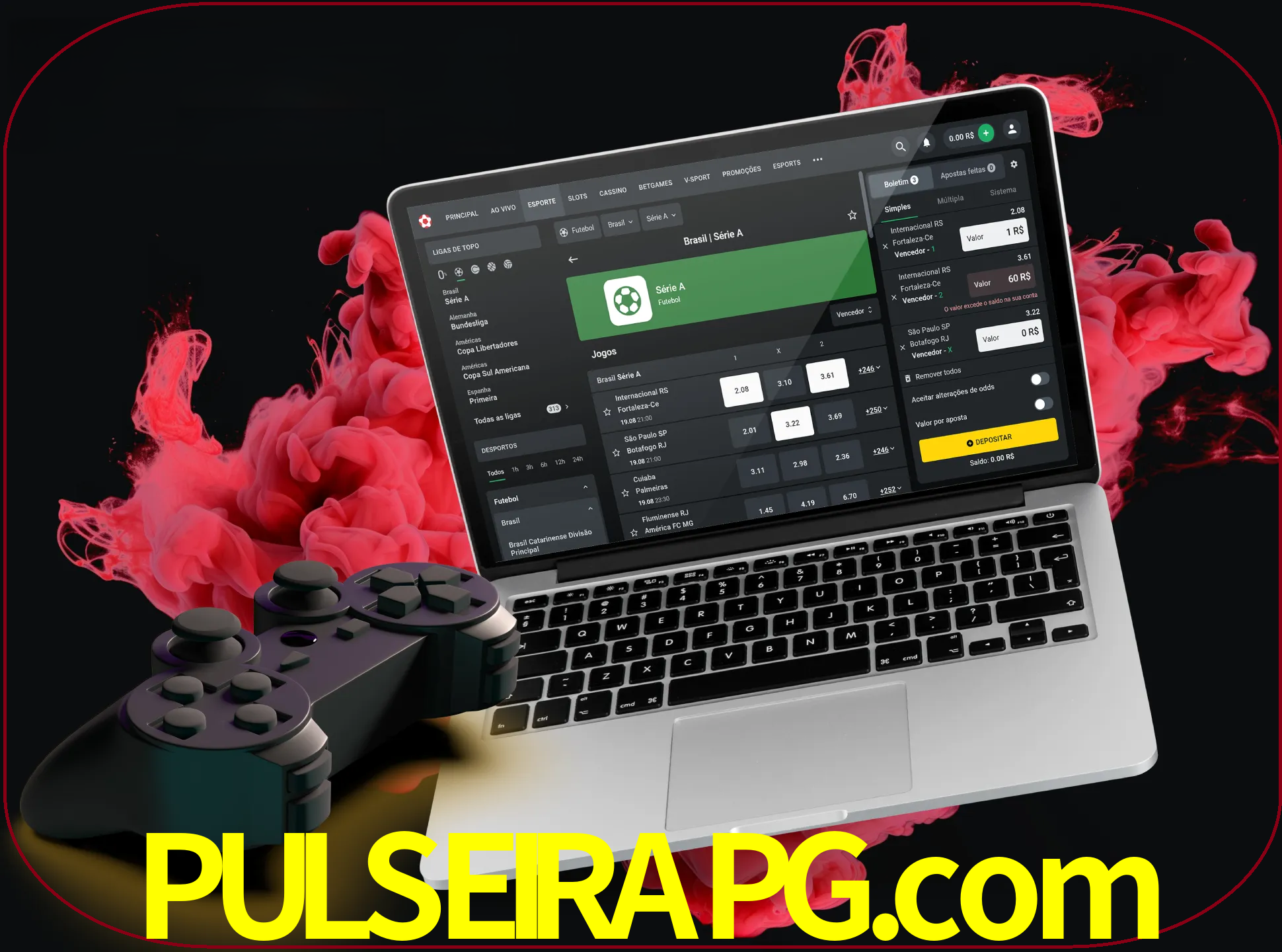 Visite a secção especial de jogos de vídeo em pulseirapg para descobrir em que jogos pode apostar e ganhar muito dinheiro.