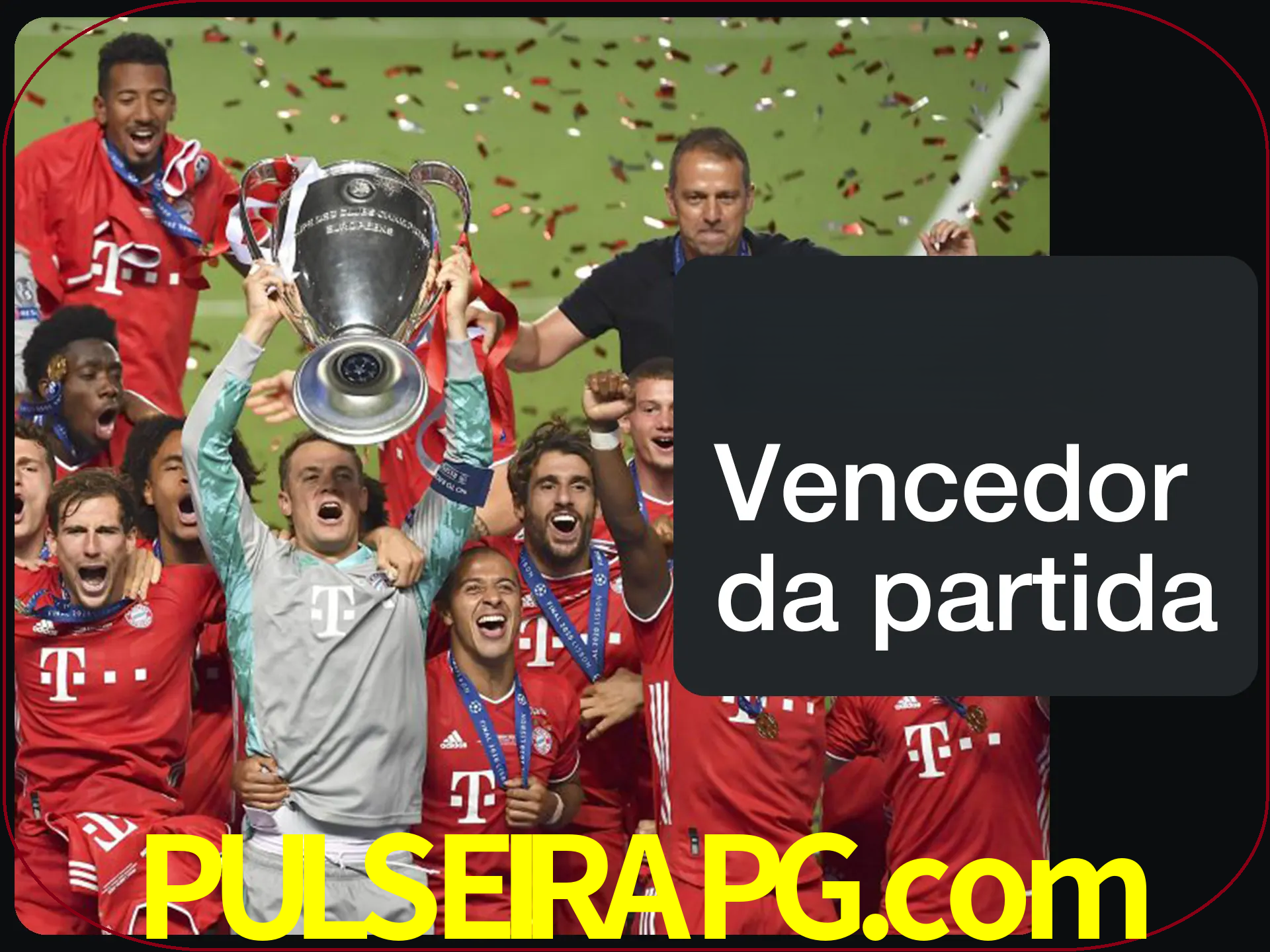 Aposte no vencedor e ganhe uma grande quantia de dinheiro.