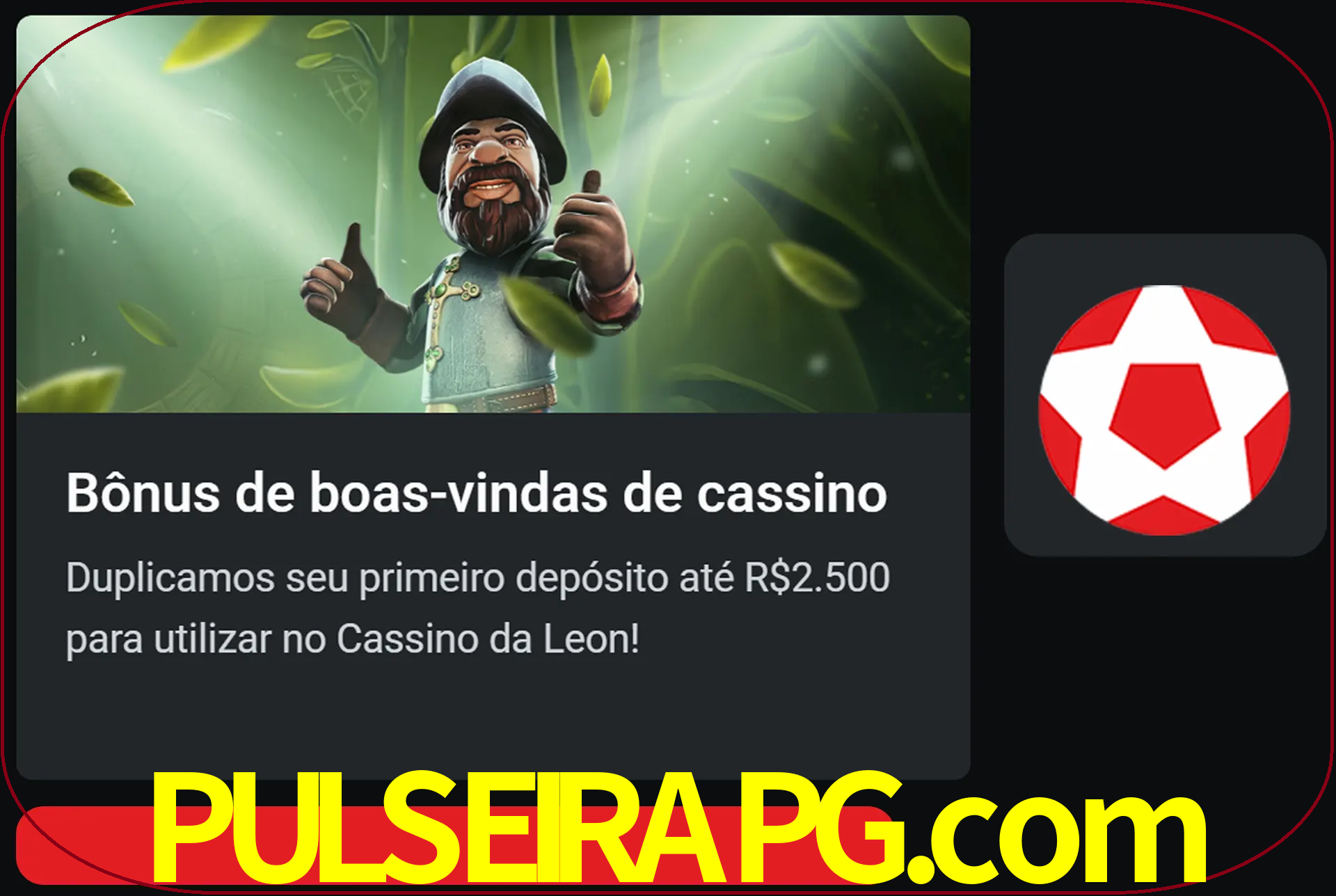Receba seu dinheiro do bônus de boas-vindas após o primeiro depósito.
