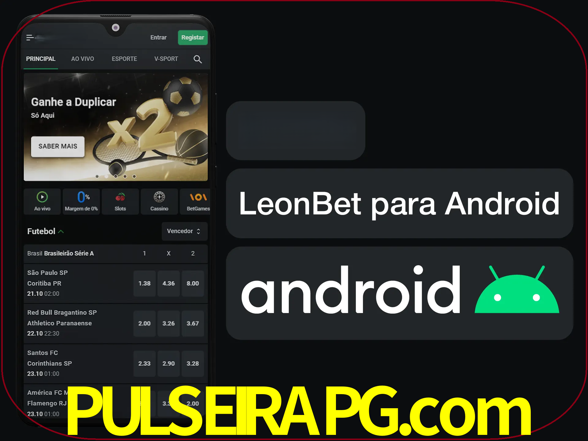 Adquira sua versão poket de LeonBet.