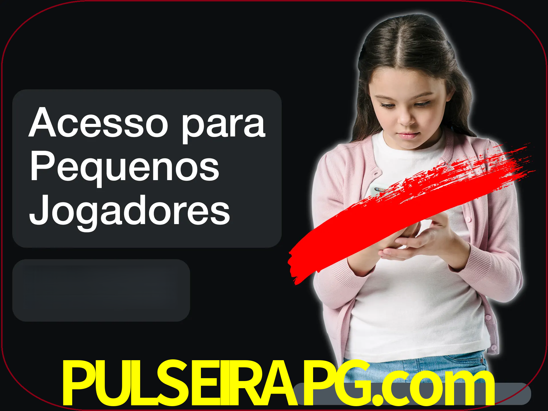 As crianças não podem jogar jogos de cassino.