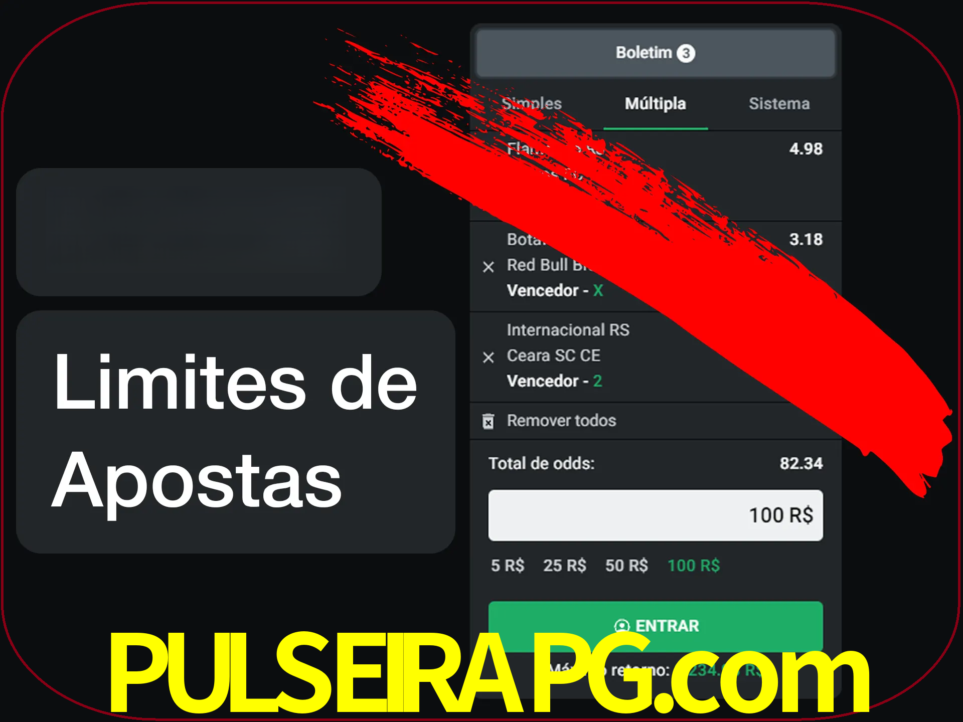Não faça apostas loucas.